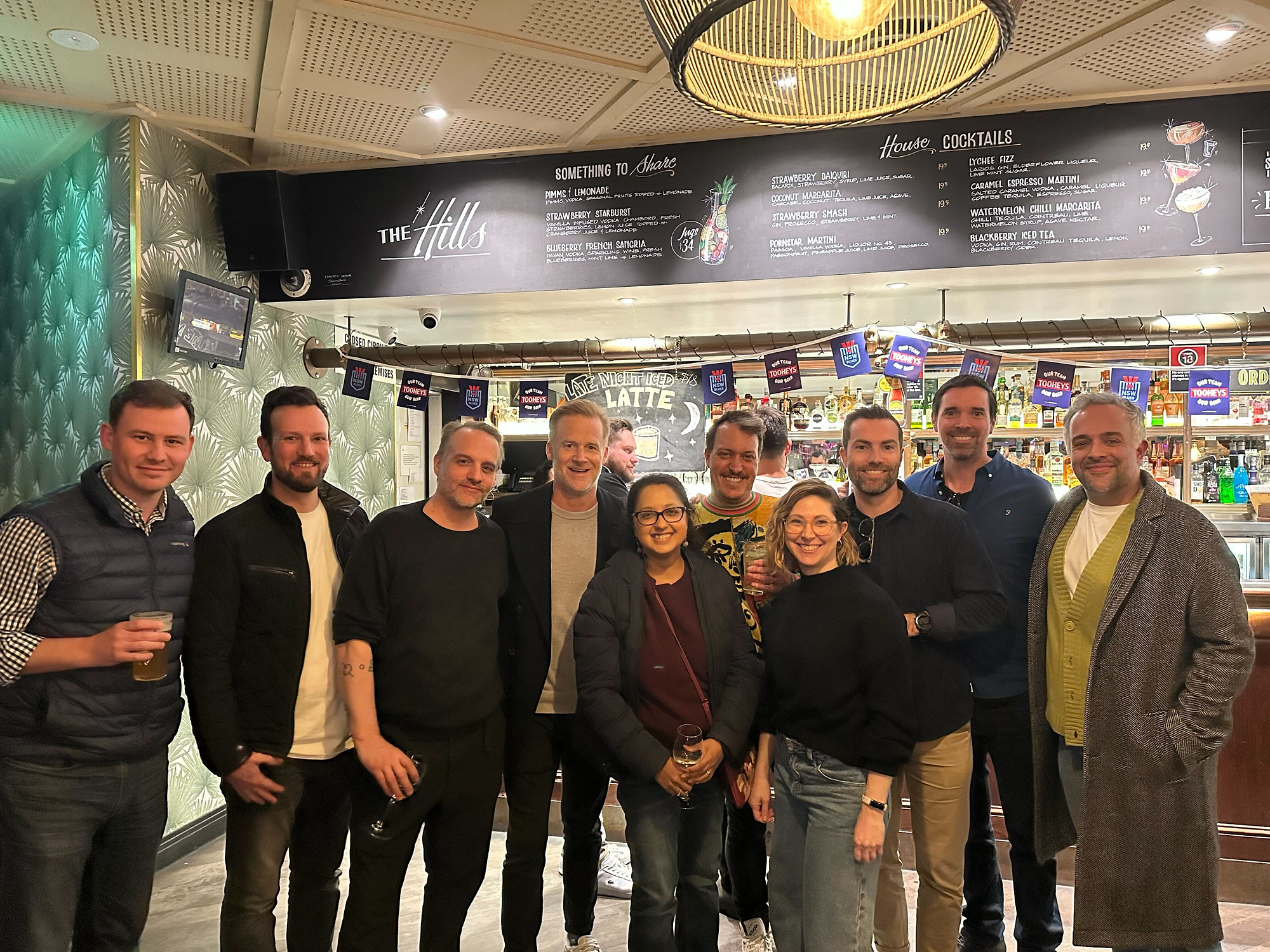 David with his product team